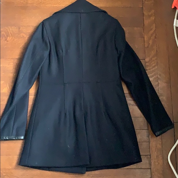 Rag & Bone wool and leather pea coat - Picture 5 of 8